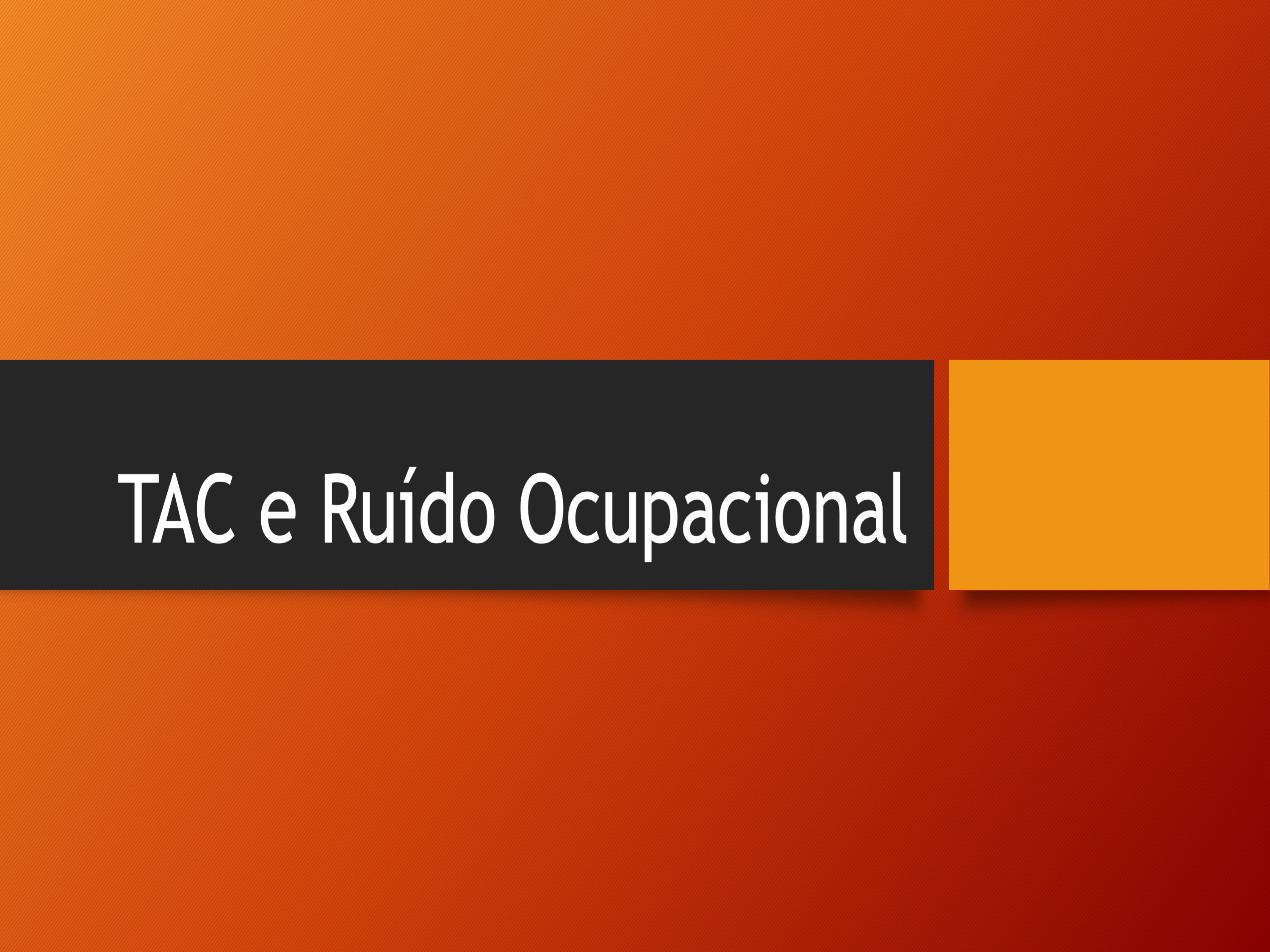 Termo de Ajustamento de Conduta e Controle de Ruído
